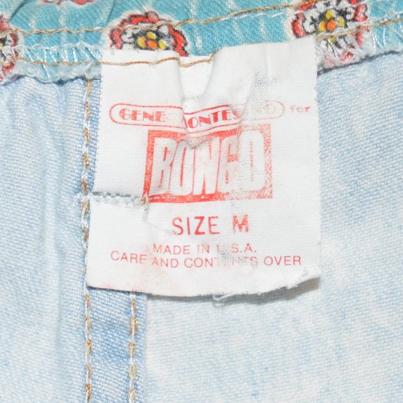 Vintage BONGO High-Waisted Mom Fold Jean Shorts - Picture 6 of 10